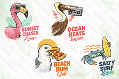 Coastal Summer Doodle Animals Bundle Product Image 1