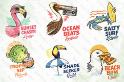 Coastal Summer Doodle Animals Bundle Product Image 3