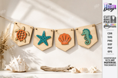 Coastal Beach Tiered Trays Laser Cut Bundle | Sea and Ocean Product Image 20