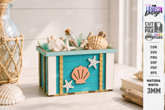 Coastal Beach Tiered Trays Laser Cut Bundle | Sea and Ocean Product Image 15