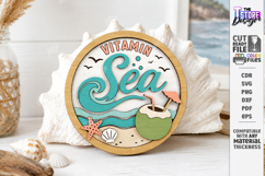Coastal Beach Tiered Trays Laser Cut Bundle | Sea and Ocean Product Image 17