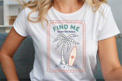Coastal Vibes Summer Hand Drawn PNG Product Image 3
