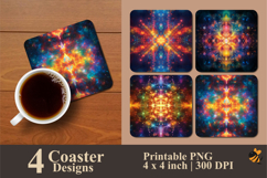 Light Alchemy Art Coaster Sublimation Design Product Image 1