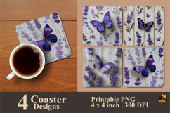 Luxury Royal Swirl Coaster Sublimation Design Product Image 1
