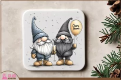 Cheers Gnomie, Happy New Year Gnome sublimation png Product Image 5