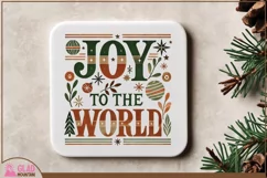 Joy to the World, boho vintage Christmas shirt design png Product Image 5