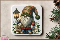 Christmas Gnome png, Happy Holidays gnome sublimation png Product Image 4