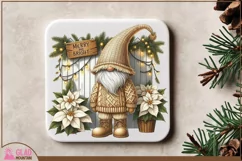 Merry and Bright Christmas Gnome png, Christmas Gnomes png Product Image 4