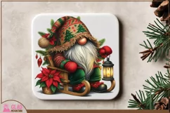Christmas Gnome png, Holiday Christmas gnome sublimation png Product Image 2