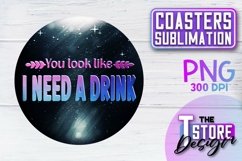Coasters Sublimation | Coasters Design | PNG 300 DPI Product Image 1