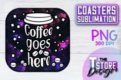 Coasters Sublimation | Coasters Design | PNG 300 DPI Product Image 1