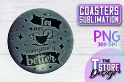 Coasters Sublimation | Coasters Design | PNG 300 DPI Product Image 1