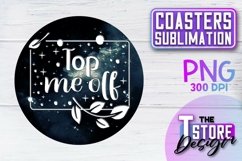 Coasters Sublimation | Coasters Design | PNG 300 DPI Product Image 1