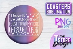 Coasters Sublimation | Coasters Design | PNG 300 DPI Product Image 1