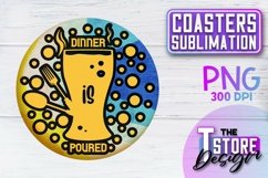 Coasters Sublimation | Coasters Design | PNG 300 DPI Product Image 1