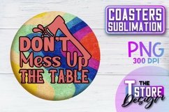 Coasters Sublimation | Coasters Design | PNG 300 DPI Product Image 1