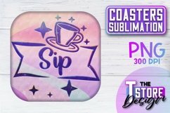 Coasters Sublimation | Coasters Design | PNG 300 DPI Product Image 1