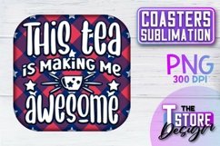 Coasters Sublimation | Coasters Design | PNG 300 DPI Product Image 1