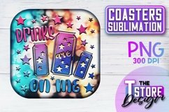 Coasters Sublimation | Coasters Design | PNG 300 DPI Product Image 1
