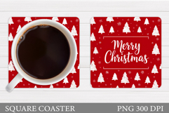 Christmas Coaster Design. Christmas Sublimation Product Image 1