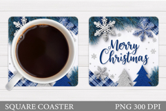 Christmas Coaster Design. Christmas Sublimation Product Image 1