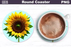 Sunflowers Coaster | Summer Car Coaster Product Image 1