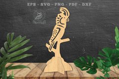 Cockatoo Bird Laser Cut Home Decor SVG Product Image 1