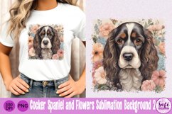 Cocker Spaniel Sublimation Background 2 Product Image 1