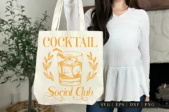 Cocktail Social Club SVG | Summer Cocktail PNG Product Image 3