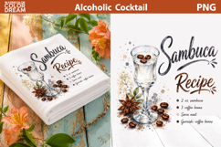 Sambuca Coffee Liqueur Clipart | Alcoholic Cocktail Product Image 1