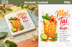 Alcoholic Cocktails Bundle | Cocktail Recipe Sublimation Product Image 9