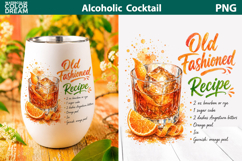 Alcoholic Cocktail Sublimation | Cocktail Recipe Sublimation Product Image 1