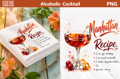 Alcoholic Cocktails Bundle | Cocktail Recipe Sublimation Product Image 4