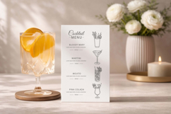 Cocktail svg Bundle, Cocktail Clipart, Line Art Product Image 7