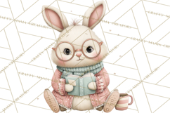 Cozy Cocoa Clipart PNG, Valentine Cuddle Time Clip Art Product Image 2