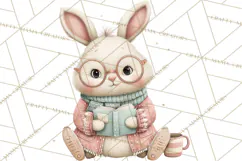 Cozy Cocoa Clipart PNG, Valentine Cuddle Time Clip Art Product Image 2