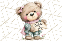 Cozy Cocoa Clipart PNG, Valentine Cuddle Time Clip Art Product Image 5