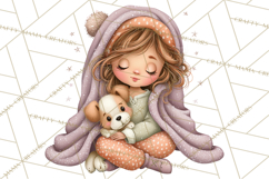 Cozy Cocoa Clipart PNG, Valentine Cuddle Time Clip Art Product Image 3