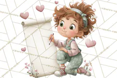 Cozy Cocoa Clipart PNG, Valentine Cuddle Time Clip Art Product Image 5
