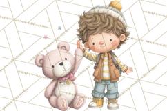 Cozy Cocoa Clipart PNG, Valentine Cuddle Time Clip Art Product Image 2