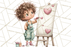 Cozy Cocoa Clipart PNG, Valentine Cuddle Time Clip Art Product Image 3