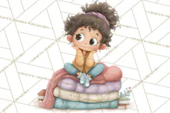 Cozy Cocoa Clipart PNG, Valentine Cuddle Time Clip Art Product Image 2