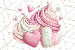 Cozy Cocoa Clipart PNG, Valentine Cuddle Time Clip Art Product Image 3