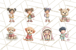 Cozy Cocoa Clipart PNG, Valentine Cuddle Time Clip Art Product Image 4