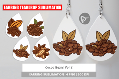 Earring Cocoa Beans Product Image 1