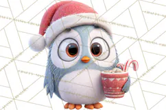 Wooden Hot Cocoa Clipart, Christmas Winter Clip Art PNG Product Image 5