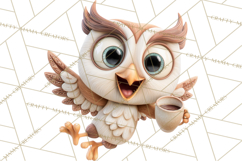 Wooden Hot Cocoa Clipart, Christmas Winter Clip Art PNG Product Image 2