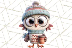 Wooden Hot Cocoa Clipart, Christmas Winter Clip Art PNG Product Image 3