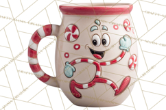 Wooden Hot Cocoa Clipart, Christmas Winter Clip Art PNG Product Image 5