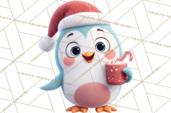 Wooden Hot Cocoa Clipart, Christmas Winter Clip Art PNG Product Image 2
